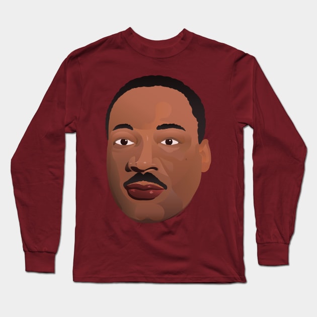Dr. Martin Luther King Jr. Long Sleeve T-Shirt by FunkilyMade
